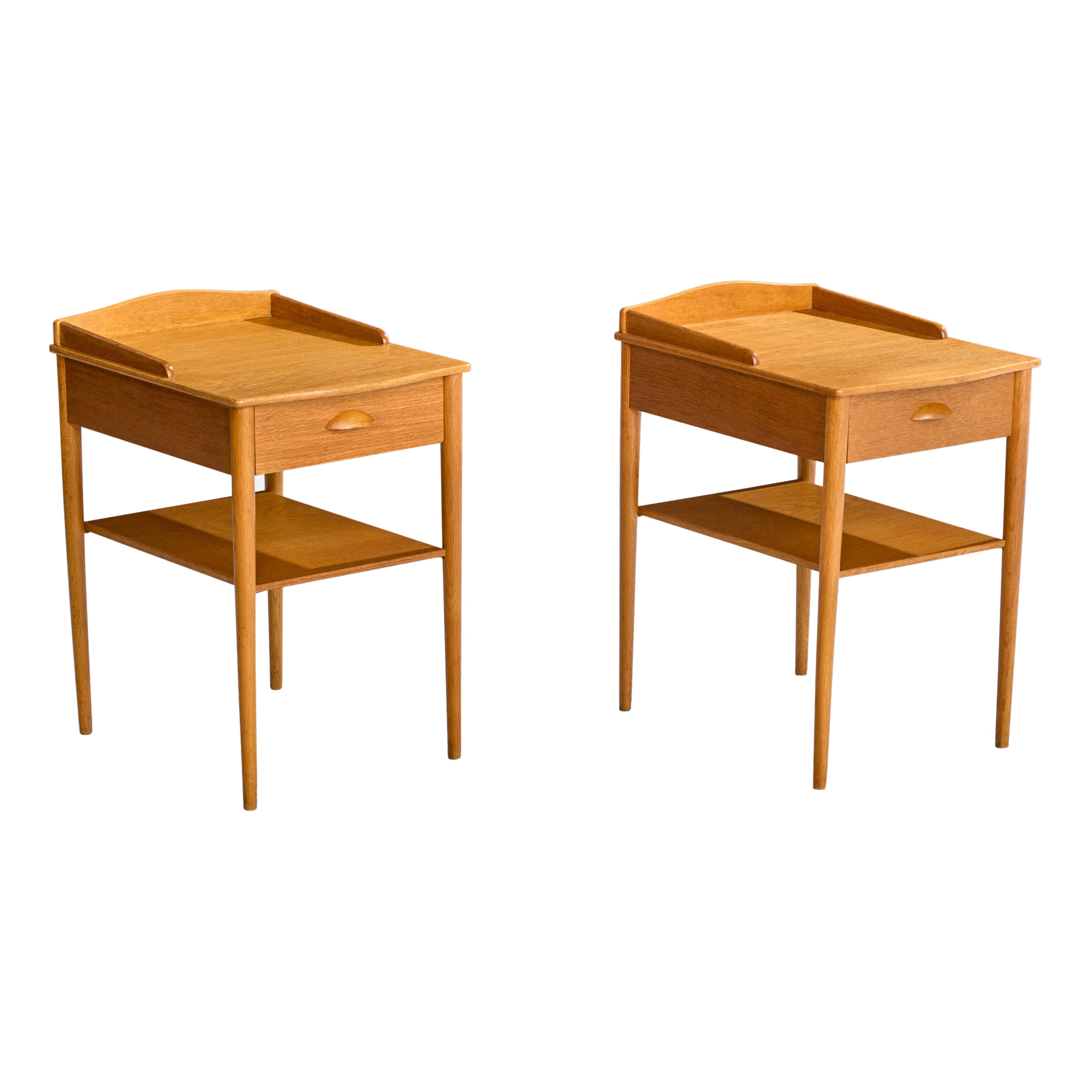 Erik Andersson & Co., Nightstands, Teak, Sweden, 1960s For Sale