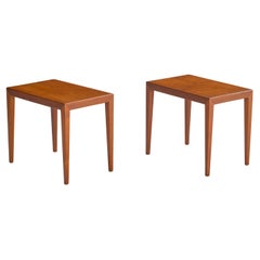 Severin Hansen, Beistelltische, Teakholz, Dänemark, 1950er Jahre