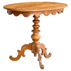 Tavolino di design svedese, betulla, Svezia, anni '1900