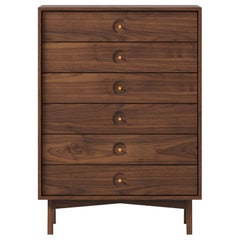 Commode haute Florence en bois de noyer (Nature) par The Spalty Dog