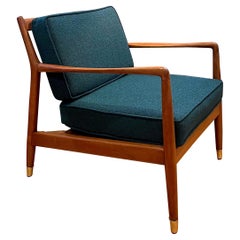 Dux of Sweden Teak Armchair by Folke Ohlsson Model USA 75