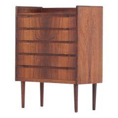Five Drawer Hallway Chest in Rosewood by Henning Jorgensen