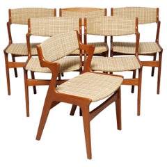 Set of Six Teak Dining Chairs by Nova Møbler
