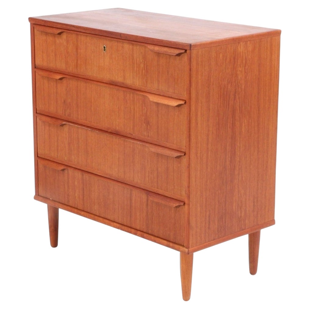 Danish Modern Gentlemans Chest in Teak by Trekanten