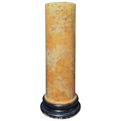 Early 19th Century Large Marbled Scagliola Column, circa 1840