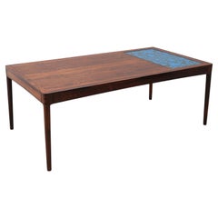 Hermann Bongard Rosewood Coffee Table With Catherine Holm Insert