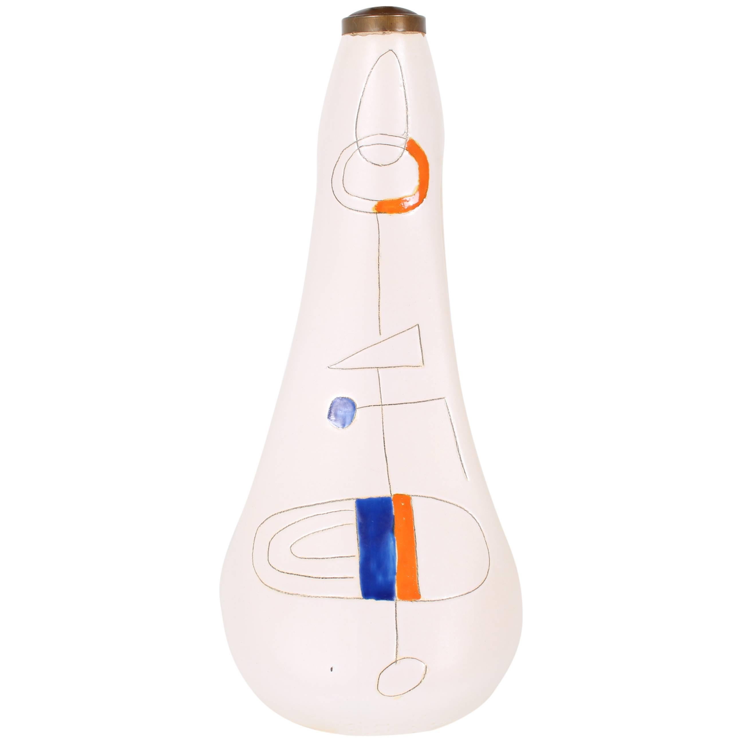 Rare Large Lamp by Peter Orlando For Sale