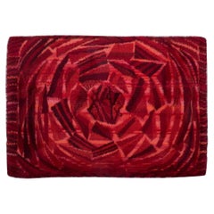 Swedish textile designer. Handmade rya carpet of pure cotton.