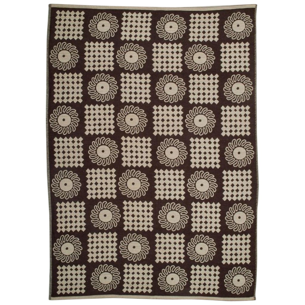 Viola Gråsten para Tidstrand Gran tapiz de pared tejido a mano en pura lana. en venta