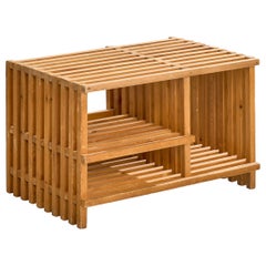 Dänischer Designer, Beistelltisch, Kiefernholz, Dänemark, 1960er Jahre