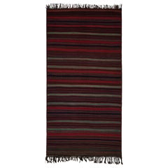 Vintage Afghan Tribal Kilim Rug with Colorful Stripes, from Rug & Kilim