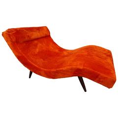 Stylish Adrian Pearsall Two-Person Mid-Century Modern Chaise Longue Chair