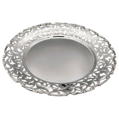 Centre de table italien en argent sterling du XXIe siècle