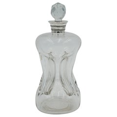 ANTIQUES 1891 WILLIAM HUTTON & SONS LONDON STERLING SILVER PiNCH DECANTER