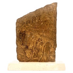 Salvador Dalí (1904-1989) Le mur des lamentations Jérusalem sculpture en bronze 1981