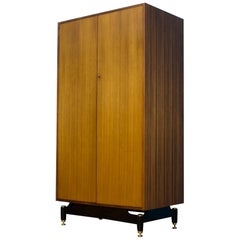 Vintage Mid Century Tola and Black Wardrobe From G Plan, 1960s
