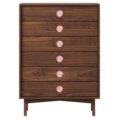 Commode haute Florence en Wood Wood (Lychee) par The Spalty Dog