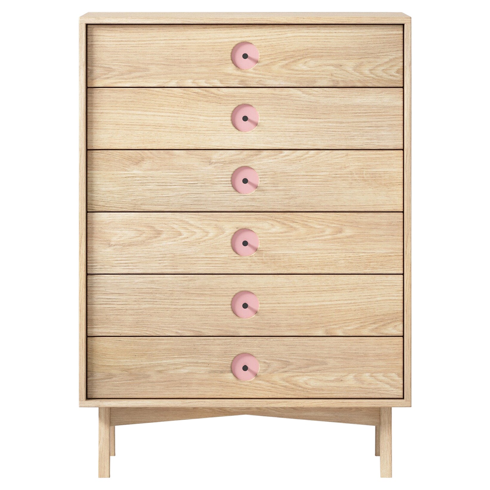 Commode haute Florence en bois de frêne (Lychee) par The Spalty Dog