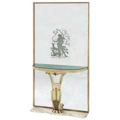 Mirrored Console by Fontana Arte Italy ‘Milan,’ 1930s 4
