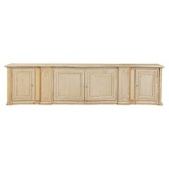 19th c. French Provençal Serpentine Front Enfilade in Original Paint