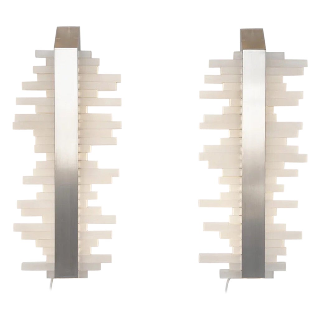 Lampada da parete "Modulo" di Giuseppe Ravasio per New lamp, Italia, anni '70