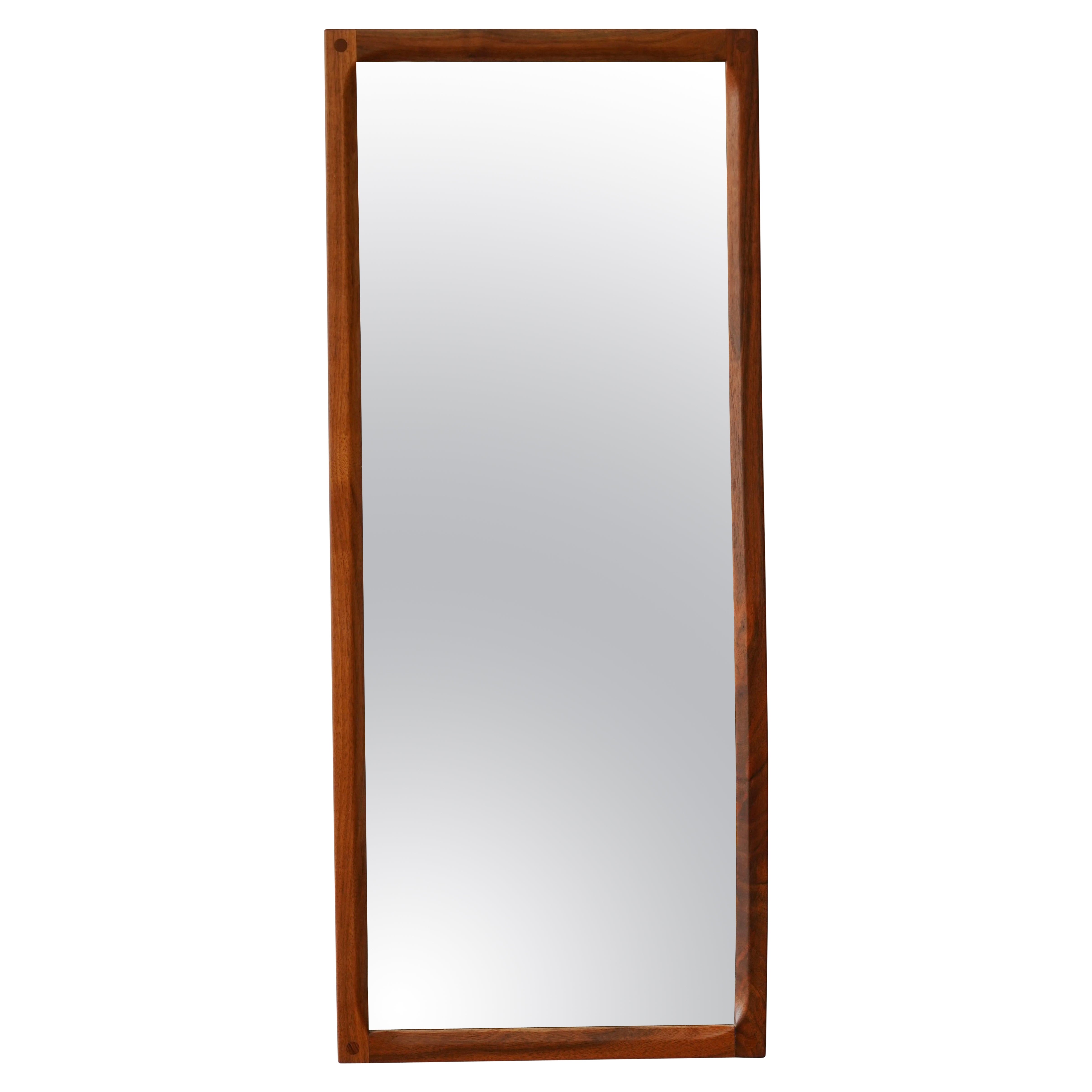 Danish Modern Rosewood Mirror by Aksel Kjersgaard for Odder, Denmark