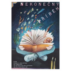 Affiche tchèque A1 du film THE NEVERENDING STORY, SONA VORLICKOVA, 1986