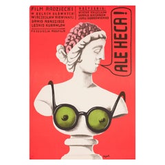 Ale Heca! Poster del film polacco A1 del 1976, Jerzy Flisak