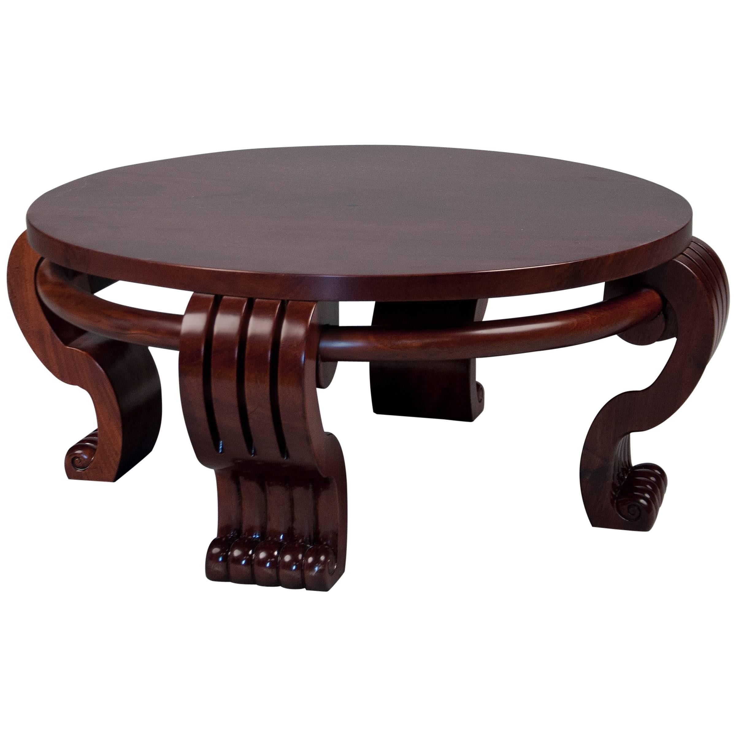 Coffee Table Attributed Jean-Charles Moreux, France Art Moderne, circa 1940 For Sale