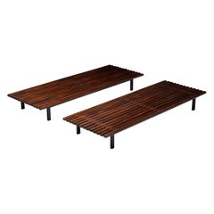Low Bench by Charlotte Perriand for Cité Cansado, France, 1958