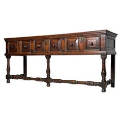 English Oak Dresser early 19th century