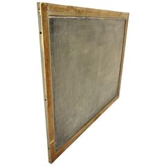 Italian Vintage Slate School Blackboard with Wood Frame, 1980s