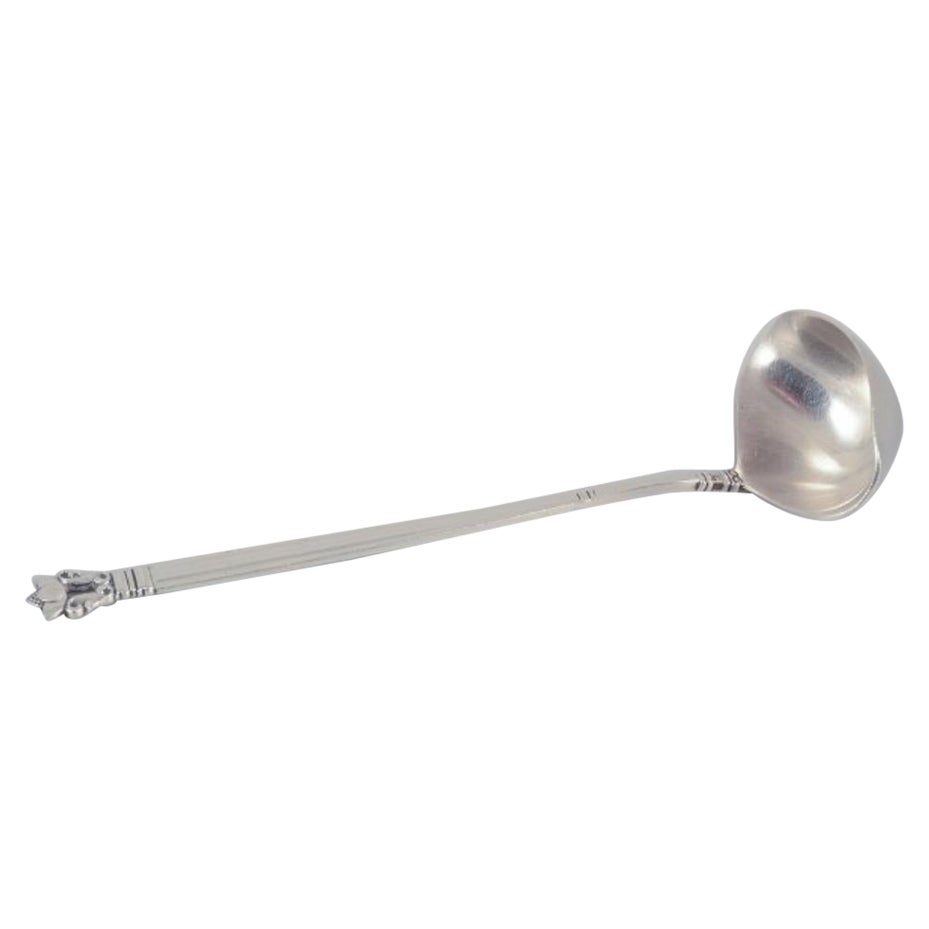 Georg Jensen, Bellota. Cuchara salsera de plata de ley. Todo plata. en venta