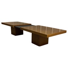 Ausziehbarer Couchtisch aus der Mitte des Jahrhunderts von John Keal für Brown Saltman