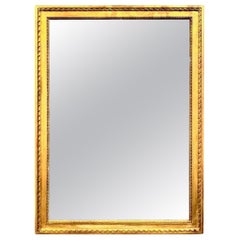 19th Century French Louis Philippe Transitional Giltwood Mirror