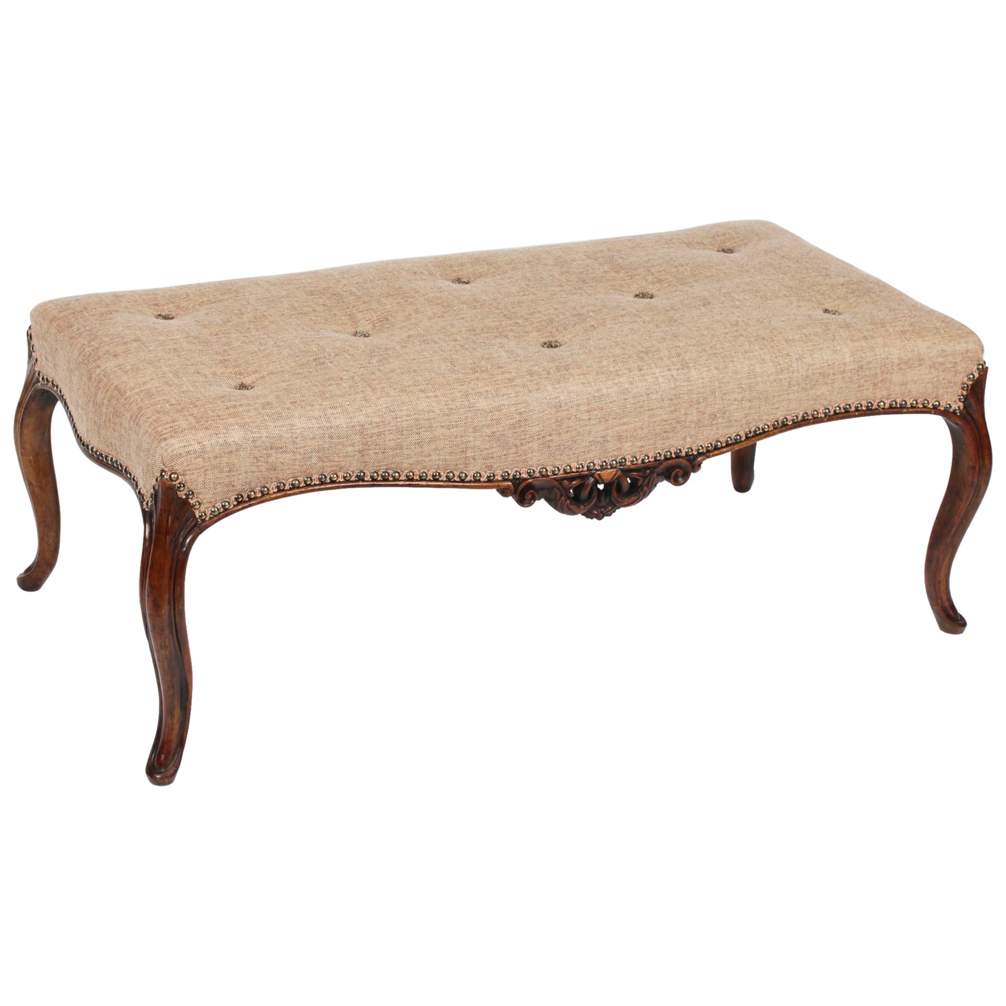 Ancienne table basse ottomane française avec assise fenêtre 19ème siècle