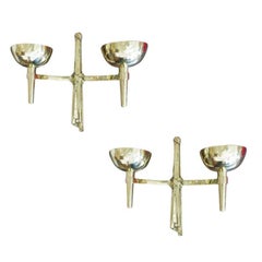 Pair of Neo-Antique Wall Lamps by Marc Du Plantier