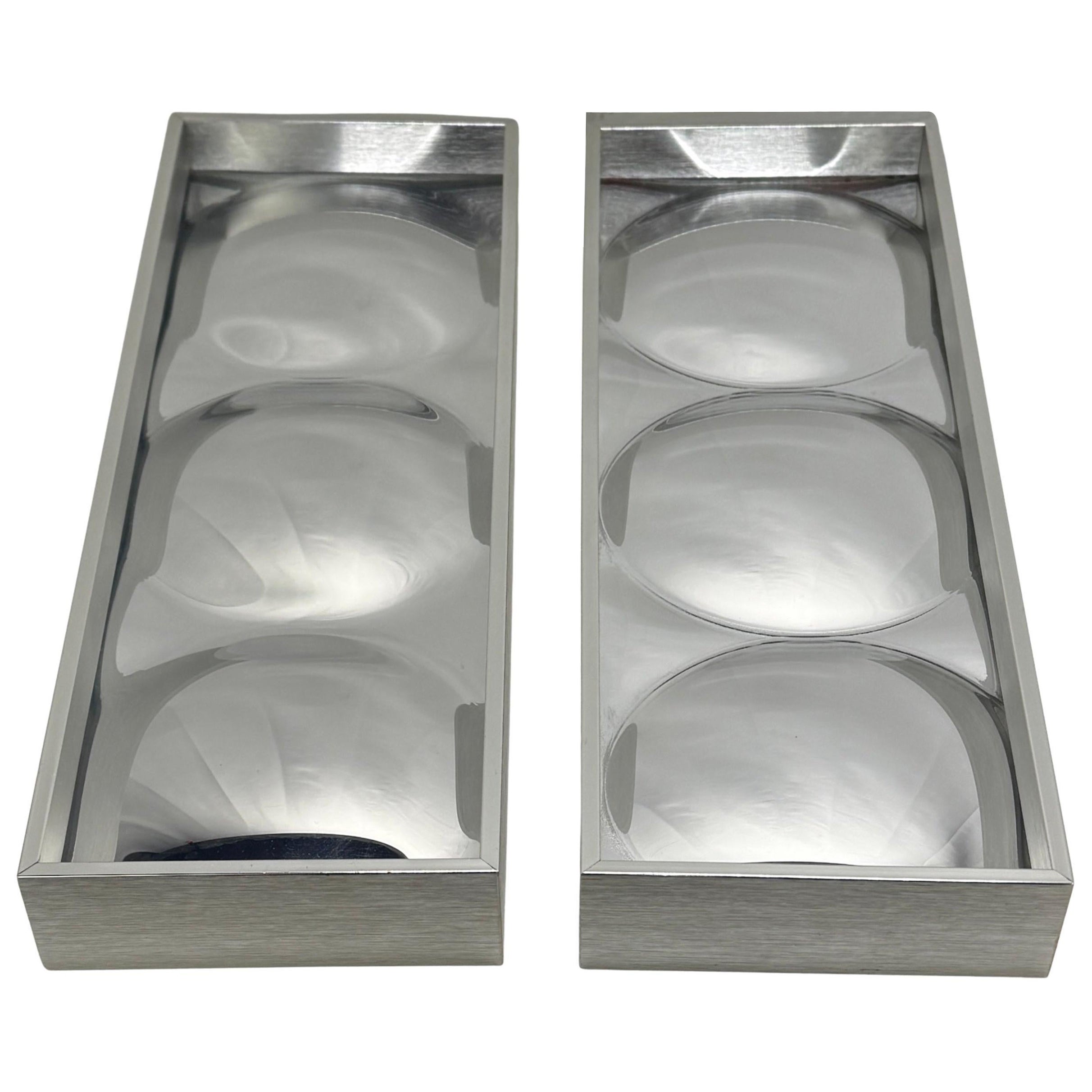 Pair, Mid Century Modern 1970's Turner Convex Bubble Mirrors