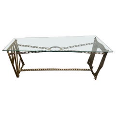 Brutalist Torch Cut Coffee Table