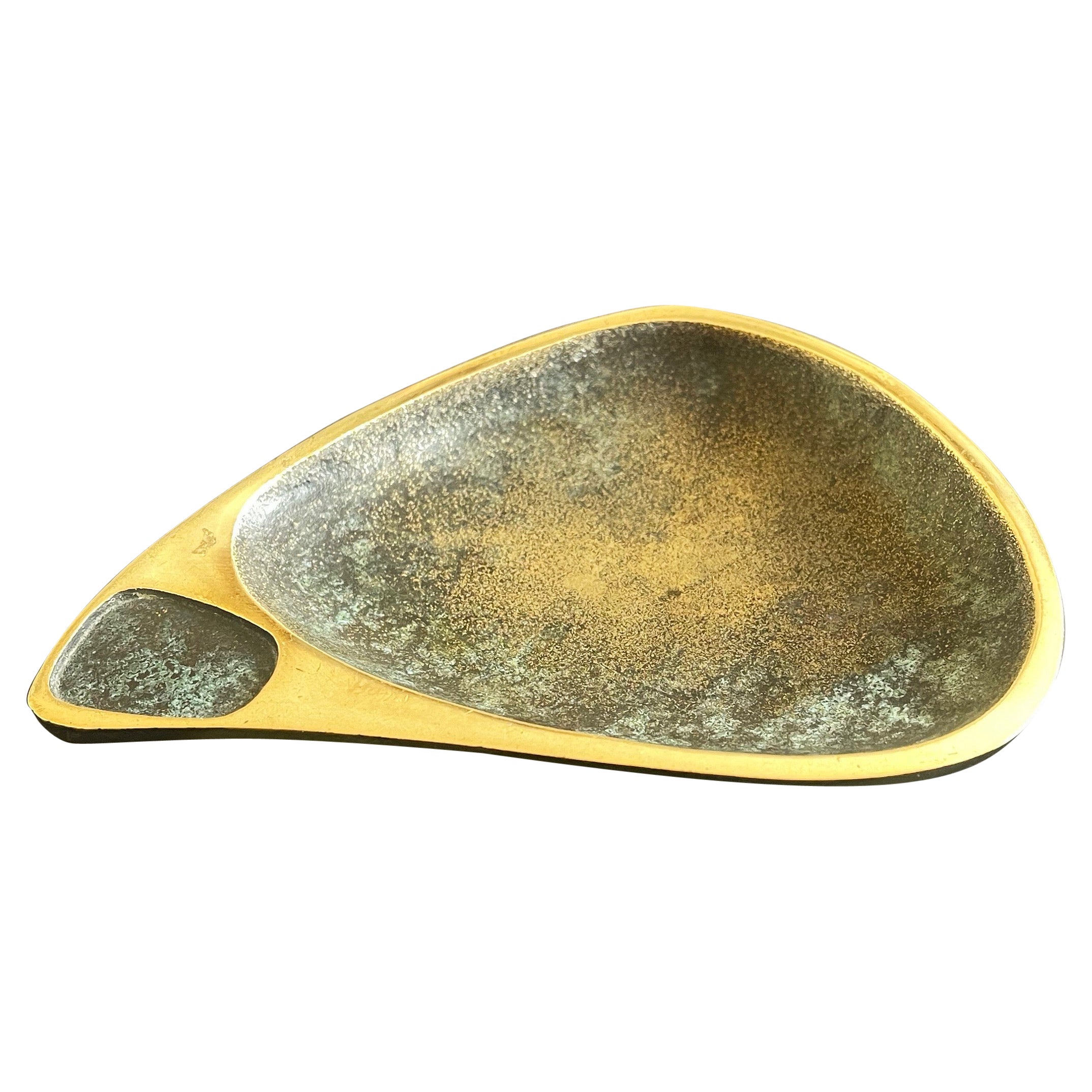 Cenicero de bronce de mediados de siglo Walter Bosse attr., Viena