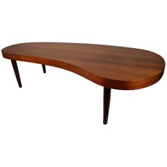 Extra Long Custom-Made Rosewood Coffee Table after Rohde