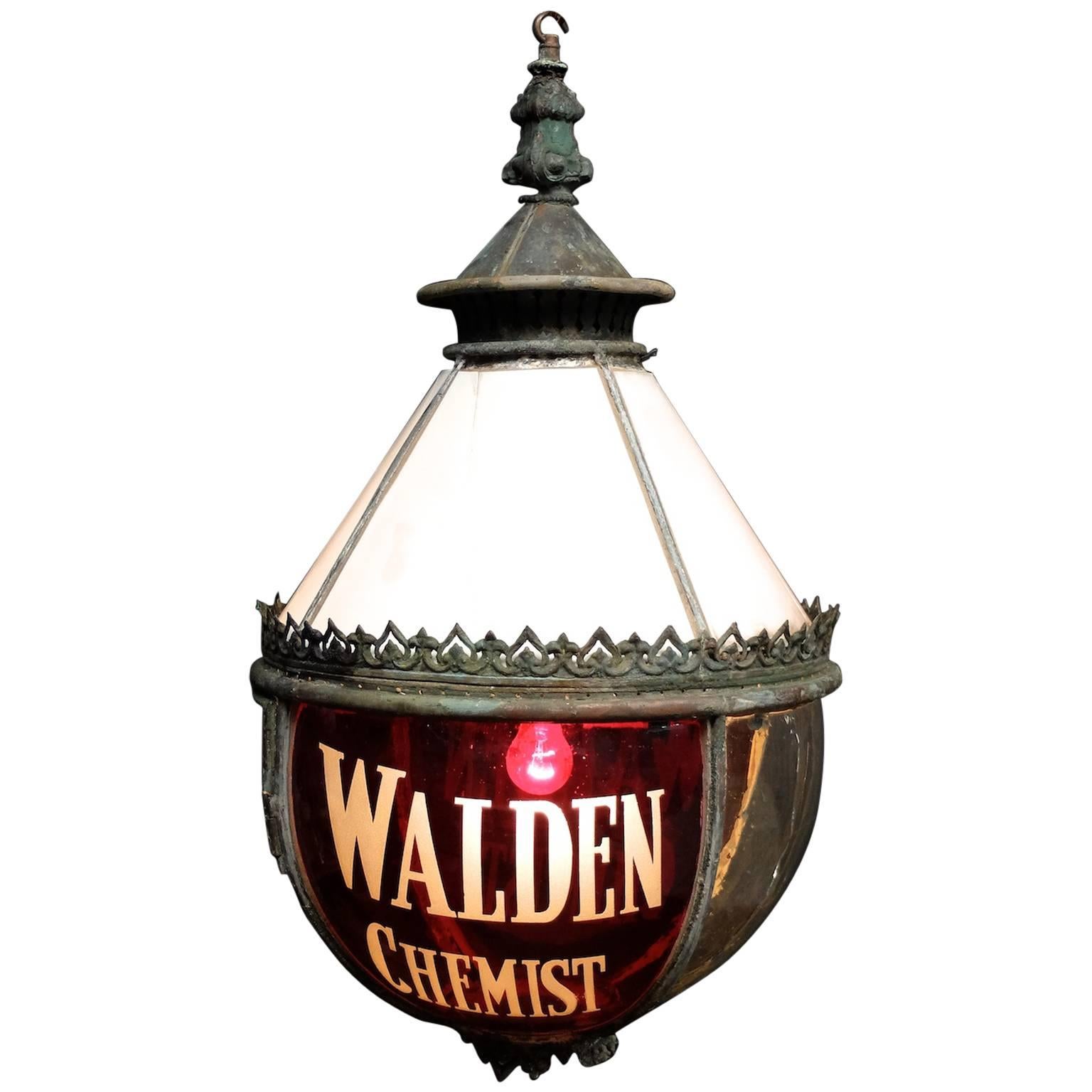 Walden Chemist Globe Lantern For Sale