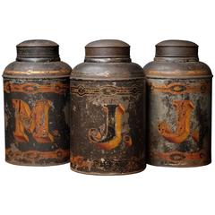 Antique Tea Canisters