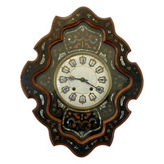 Antique Victorian Quality French Wall Clock