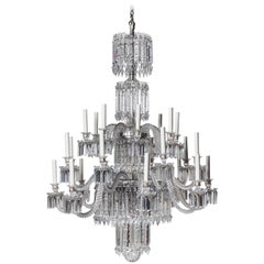 Antique 19th Century Baccarat Crystal Chandelier