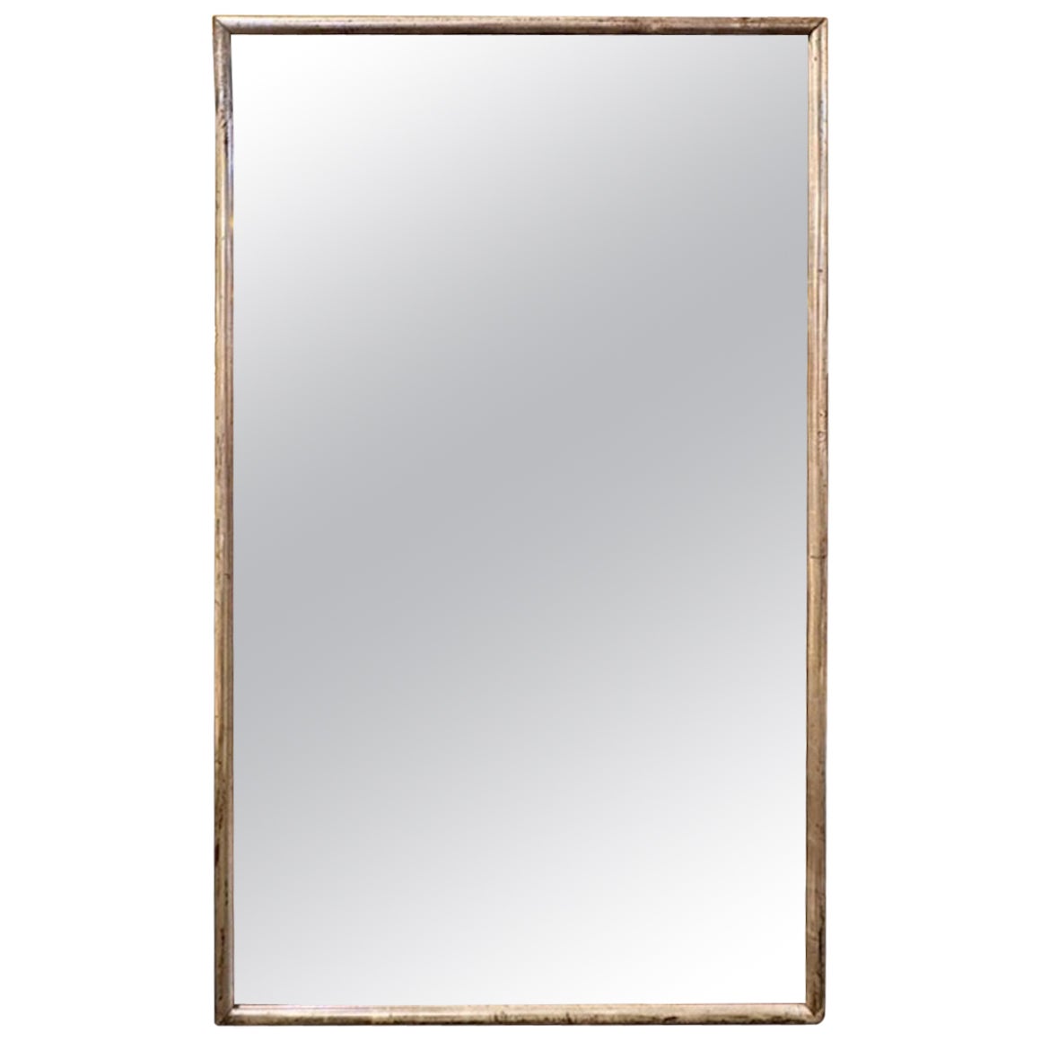 19th Century French Silver Leaf Louis Philippe Transitional Mirror