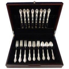 Vintage Fontana by Towle Sterling Silver Flatware Set for 8 Service Luncheon 32 Pieces