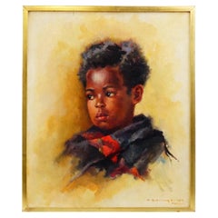 Attr A Jozsef Breznay Ritratto Pittura a tecnica mista