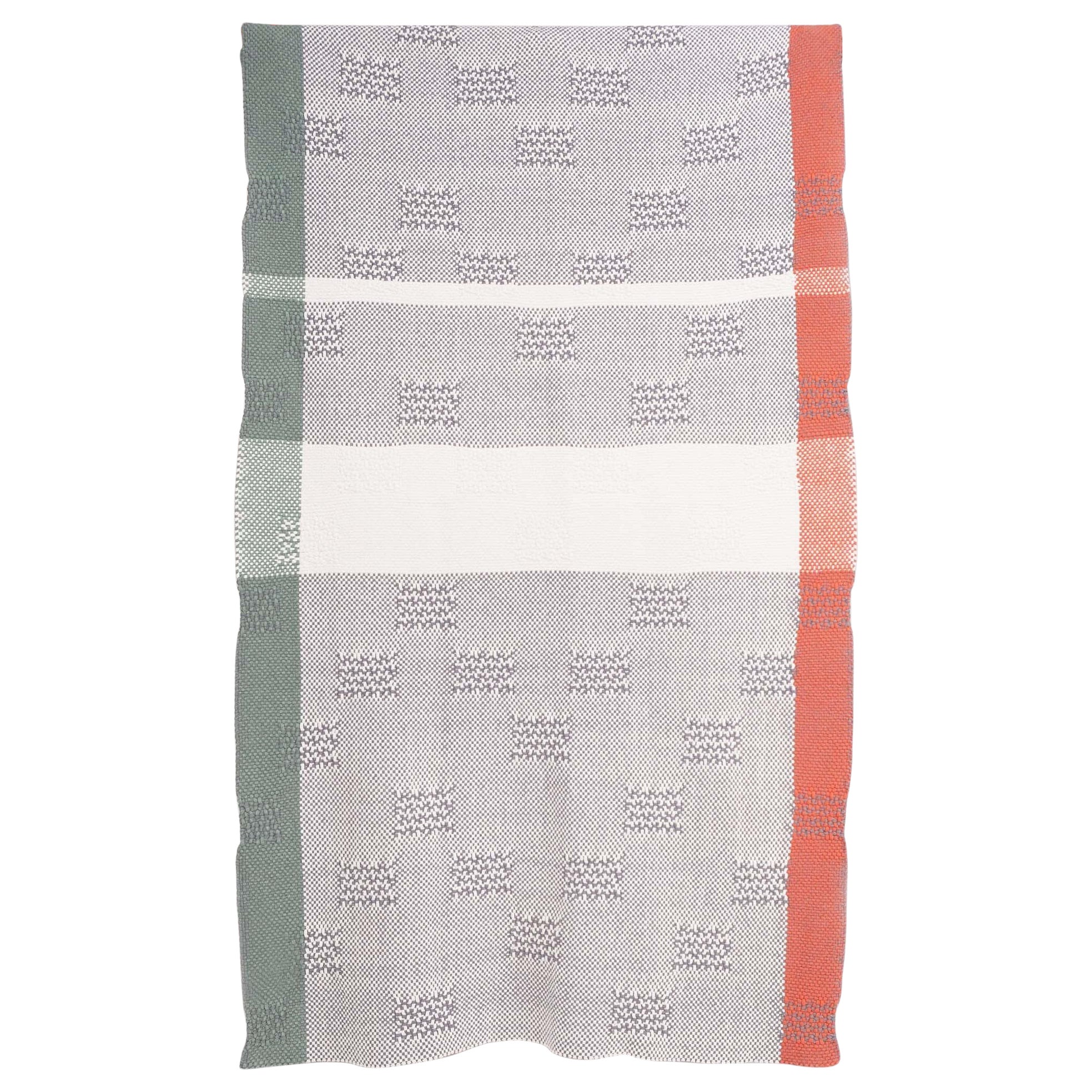 Catarina Riccabona, Handwoven Throw 'Recycled Cotton Cloud Grey'