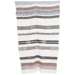 Catarina Riccabona, Handwoven Alpaca Throw 'Black and White Stripes'